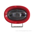 blue and red forklift indicator lights